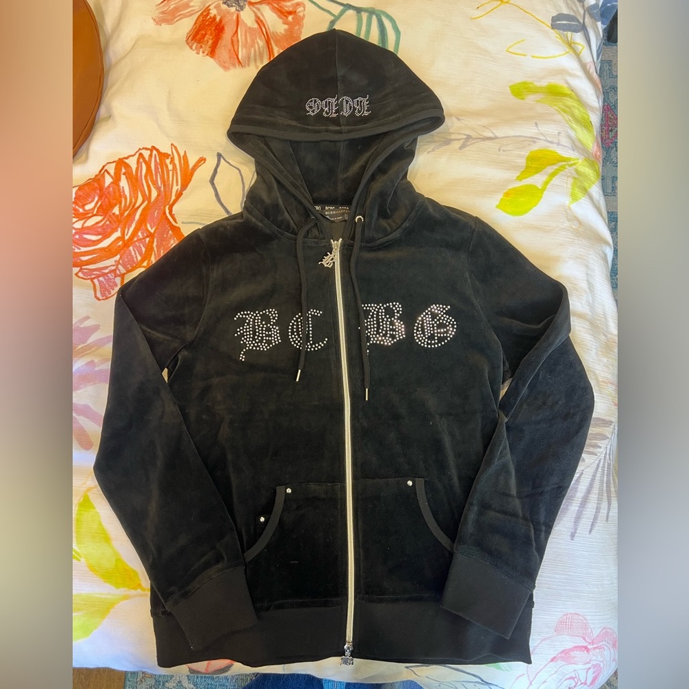 2-piece BCBGMAXARIA velvet / velour Track suit set